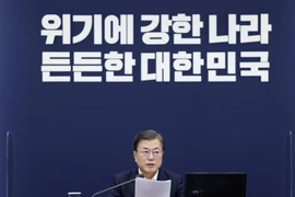 Tổng thống Hàn Quốc Moon Jae-in. Ảnh: YONHAP