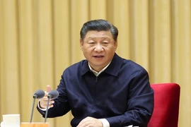 Chủ tịch Trung Quốc Tập Cận Bình là người đứng đầu Quân ủy Trung Ương. Ảnh: TÂN HOA XÃ