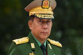 Tướng Min Aung Hlaing. Ảnh: Ye Aung Thu/AFP.