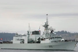 Biển Đông: Canada điều tàu chiến di chuyển gần Trường Sa. Ảnh: DEDDEDA STEMLER/THE CANADIAN PRESS