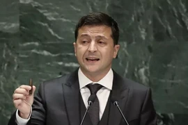 Tổng thống Ukraine Volodymyr Zelensky. Ảnh: DREW ANGERER/GETTY IMAGES