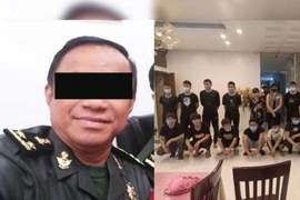 Campuchia bắt trung tướng đưa lậu 28 người TQ về tỉnh giáp VN. Ảnh: THE PHNOM PENH POST 