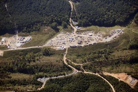 Khu vực đường ống dẫn dầu do công ty Colonial Pipeline sở hữu.