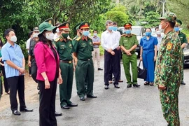 Phó Chủ tịch nước làm việc với Kiên Giang về phòng, chống dịch tuyến biên giới