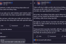 Đồng Tháp sẽ xác minh các biển số xe 'siêu đẹp' ở huyện Cao Lãnh