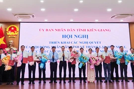 Kiên Giang công bố các quyết định về sắp xếp bộ máy và nhân sự