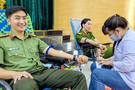 Công an An Giang tình nguyện hiến tặng 357 đơn vị máu