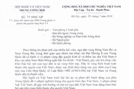 Hội Nghề cá phản đối tàu Trung Quốc vi phạm vùng biển Việt Nam