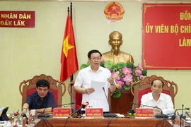 Phó Thủ tướng Vương Đình Huệ tại buổi làm việc. Ảnh: VGP/THÀNH CHUNG