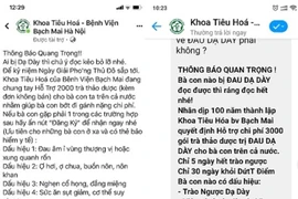 Giả danh BV Bạch Mai lừa tiền người bệnh