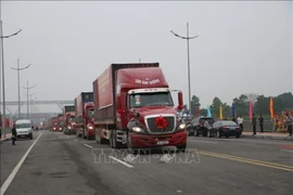 Hàng loạt cửa khẩu thông quan trở lại sau nhiều ngày tắc 