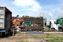 105 tấn nông sản chạy tàu đêm từ Hà Nội vào TP.HCM hỗ trợ người dân