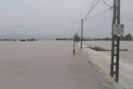 Hà Nội: Nhiều xã của huyện Chương Mỹ bị ngập