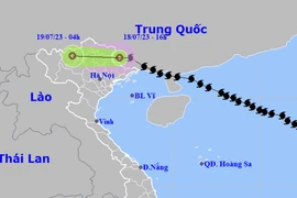 Bão số 1 suy yếu thành áp thấp nhiệt đới