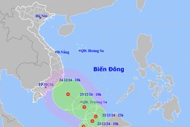 Biển Đông đang xuất hiện áp thấp nhiệt đới