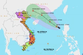 Bão Tapah sẽ ảnh hưởng Trung Quốc và Việt Nam