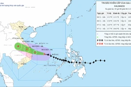 Bão số 13 giật cấp 17 đang tăng tốc, còn cách Quy Nhơn 360km