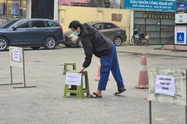 Một cửa hàng xăng dầu ở Hà Nội thông báo hết xăng