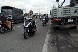 Hoảng với chạy ngược chiều trên quốc lộ 1A