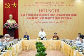 Thủ tướng nghe các nguyên lãnh đạo góp ý về chiến lược KTXH
