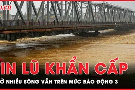 Tin lũ khẩn cấp: Bắc Bộ vẫn ngập lụt nghiêm trọng, nhiều sông duy trì lũ trên mức báo động 3