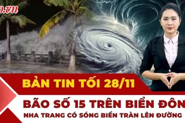Bản tin tối 28-11: Chân dung tân Chủ tịch UBND TP Hà Nội; Bão số 15 chưa đổ bộ, sóng biển đã cuồn cuộn tràn lên đường phố Nha Trang 