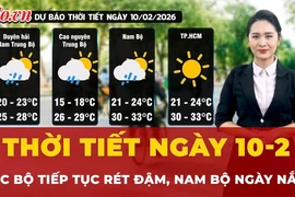 Dự báo thời tiết ngày 10-2: Bắc Bộ tiếp tục rét đậm, Nam Bộ ngày nắng