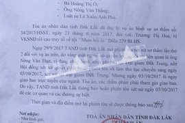 Hoãn đưa phó chánh án nhận hối lộ vào trại giam để xử