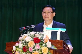 Phó Thủ tướng Vương Đình Huệ tiếp xúc cử tri ở Hương Khê 