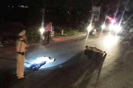 Thanh niên vi phạm lao xe vào Trung tá CSGT