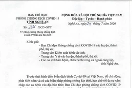 Hà Tĩnh lấy hơn 800 mẫu xét nghiệm COVID-19 