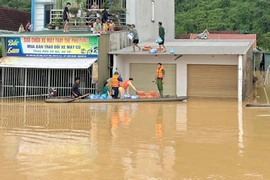 Xóm trưởng bị chấn thương sọ não khi đi kiểm tra, khắc phục hậu quả bão, lũ