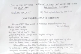 Công an Tây Ninh bác khiếu nại của gia đình bà mót mì chết