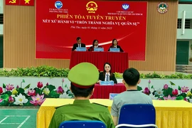 Phiên tòa giả định: Trốn tránh nghĩa vụ quân sự bị phạt 1 năm tù