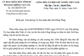 Bộ phận nghiệp vụ tự thu phí tùy tiện, lãnh đạo Sở GTVT nhận lỗi