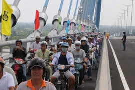 Khánh thành cầu Vàm Cống, cầu dây văng thứ 2 vượt sông Hậu