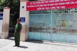 Một trong các địa điểm thi THPT Quốc gia 2019 - ảnh HẢI DƯƠNG