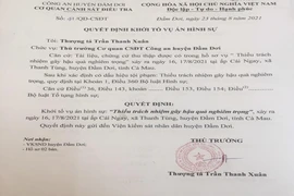 Khởi tố vụ án thiếu trách nhiệm làm lây lan dịch bệnh liên quan 1 bác sĩ 
