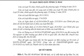 Cà Mau thu hồi đất của dự án nhà máy điện rác Plasma