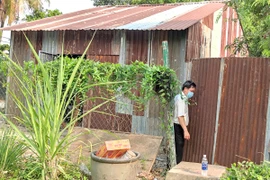 Căn nhà của cha mẹ ông Nghi bị UBND phường yêu cầu tháo dỡ. Ảnh: NGUYỄN HIỀN