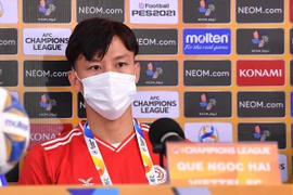 Đội trưởng Quế Ngọc Hải rất tự tin trước cuộc chơi lớn. Ảnh: CTV