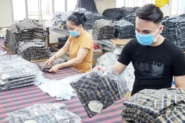 Người lao động đang làm việc tại một công ty ở TP.HCM. Ảnh: NH
