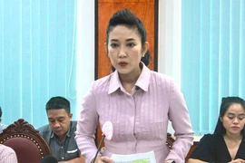 Bà Nguyễn Thị Thanh Thúy, Phó Giám đốc Sở VH-TT: “Sở VH-TT ra mắt một số ứng dụng chứ chưa chuyển đổi số hoàn toàn, là nền tảng cơ sở để chuyển đổi triển khai bước tiếp theo”. Ảnh: VĂN HÀ