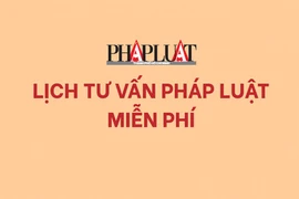 Lịch tư vấn pháp luật miễn phí
