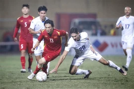 Trong khi chủ nhà Lào có trận thắng U-23 Thái Lan 1-0 thì thầy trò HLV Park Hang-seo cũng có chiến thắng 1-0 trong trận giao hữu với Philippines. Ảnh: ANH PHƯƠNG