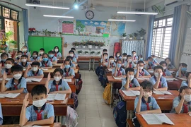 Trường Tiểu học Lương Thế Vinh, quận Gò Vấp là trường đầu tiên thí điểm “lớp học động”. Ảnh: NTCC