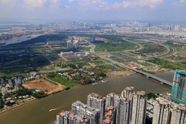 Dự án Thủ Thiêm. Ảnh: HOÀNG GIANG 