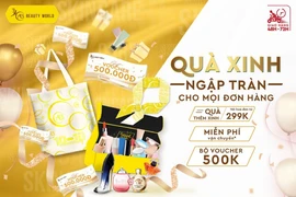 Mỹ phẩm chính hãng sale đồng giá từ 1.000 đồng mừng sinh nhật AB Beauty World