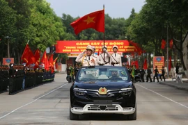 Lực lượng diễu binh, diễu hành sẽ tổng hợp luyện ở TP.HCM vào ngày 18 và 22-4 tại đường Lê Duẩn