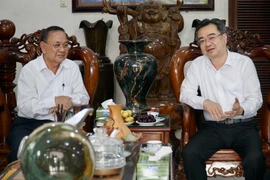 Phó Bí thư Thường trực TP.HCM Nguyễn Thanh Nghị thăm tướng lĩnh Công an, Quân đội dịp 27-7